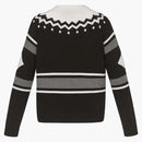 Mcm Apres-ski Logo Knit Sweater Black/white
