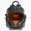 McM Stark Backpack Visetos Side Studs Mini Black