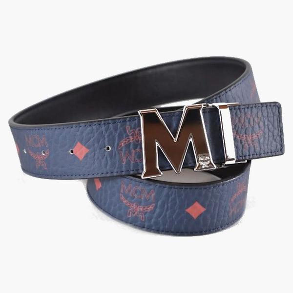 Mcm Belt Visetos Blue