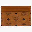 McM Card Case Visetos Mini Cognac