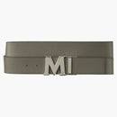 Mcm Claus Adjustable Leather Belt Sea Turtle