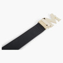 MCM Claus M Reversible Belt Visetos 1.75W 51in/130cm Cognac