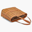 Mcm Delmy Shopper Medium Visetos Cognac