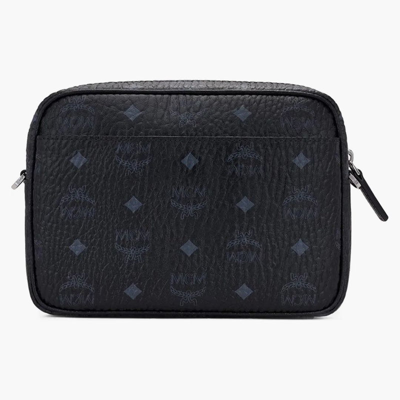Mcm Aren Crossbody Visetos Black