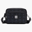 McM Aren Crossbody Visetos Black