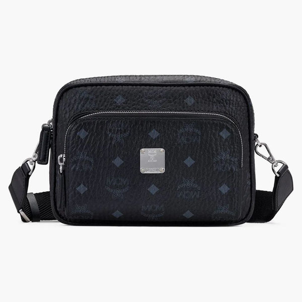 Mcm Aren Crossbody Visetos Black