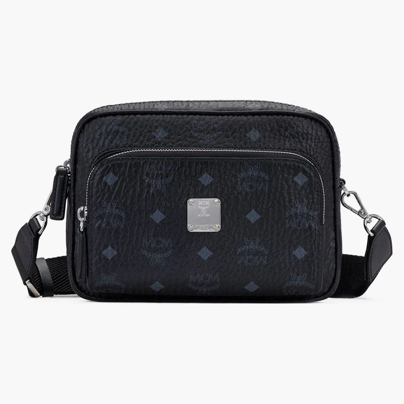 Mcm Aren Crossbody Visetos Black