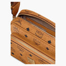 Mcm Aren Crossbody Visetos Cognac