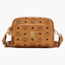 Mcm Aren Crossbody Visetos Cognac