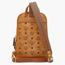 Mcm Aren Sling Bag Visetos Cognac