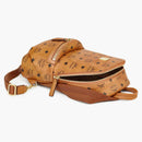 Mcm Aren Sling Bag Visetos Cognac