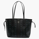Mcm Liz Reversible Visetos Small Tote Bag Black