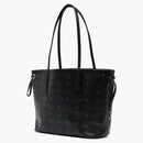 Mcm Liz Reversible Visetos Small Tote Bag Black