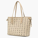 Mcm Liz Vi Medium Shopper Beige/black