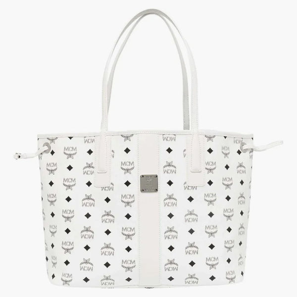 Mcm Liz Vi Medium Shopper White