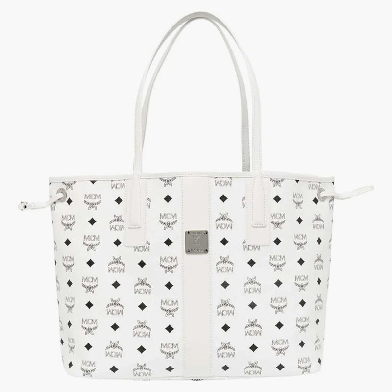 Mcm Liz Vi Medium Shopper White