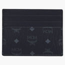 Mcm Monogram Card Case Black