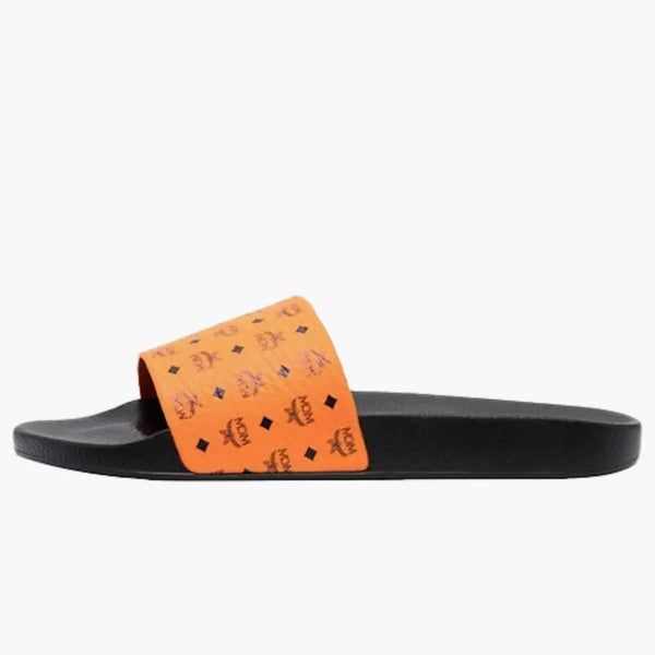 Mcm Monogram Slides Orange