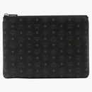 Mcm Pouch Crossbody Visetos Medium Black