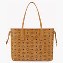 McM Reversible Liz Shopper Medium Visetos Cognac