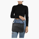 Mcm Reversible Liz Shopper Visetos Medium Black