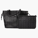 Mcm Reversible Liz Shopper Visetos Medium Black