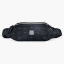 Mcm Slim Fursten Belt Bag Medium Visetos Black