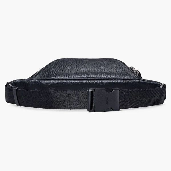 Mcm Slim Fursten Belt Bag Small Visetos Black