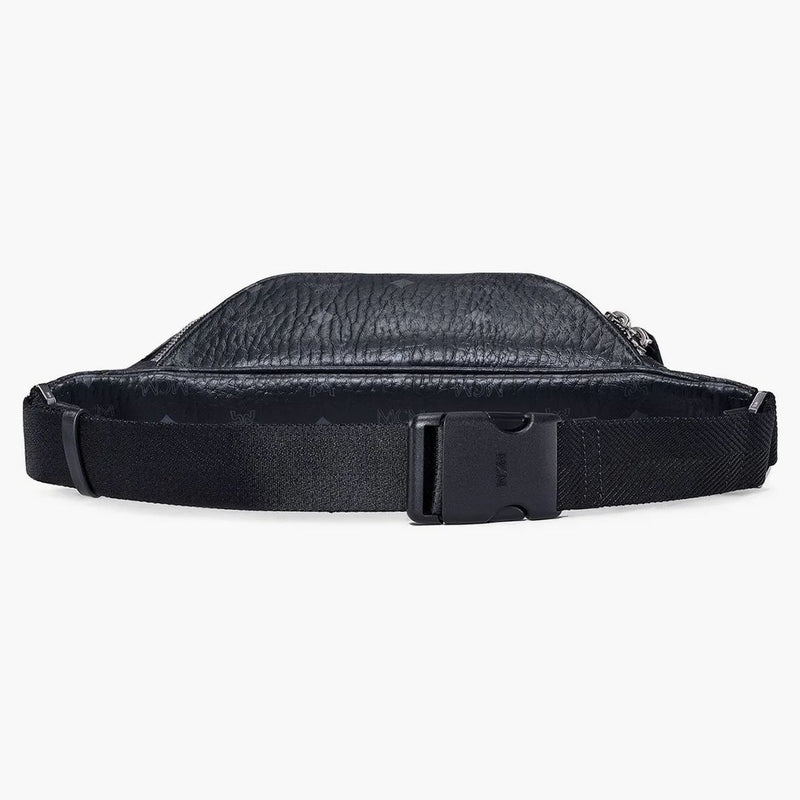 Mcm Slim Fursten Belt Bag Small Visetos Black