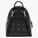 McM Stark Bebe Boo Backpack Visetos Side Studs X-Mini Black