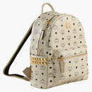 Mcm Stark Vi Small Backpack Beige