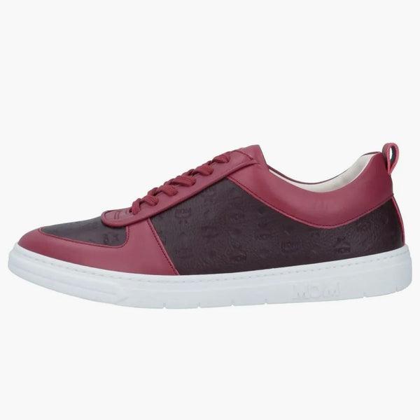 Mcm Terrain Logo Brown Burgundy