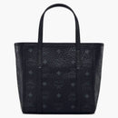 Mcm Toni Shopper Mini Visetos Black
