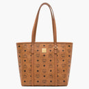 Mcm Toni Vi Small Shopper Cognac