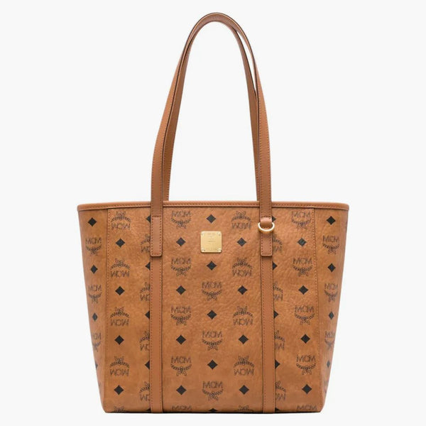 Mcm Toni Vi Small Shopper Cognac
