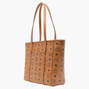 Mcm Toni Vi Small Shopper Cognac