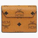 Mcm Tracy Accordiontracy Accordion Card Holder Mini Visetos Cognac