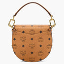Mcm Tracy Shoulder Bag Mini Visetos Cognac