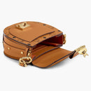 Mcm Tracy Shoulder Bag Mini Visetos Cognac