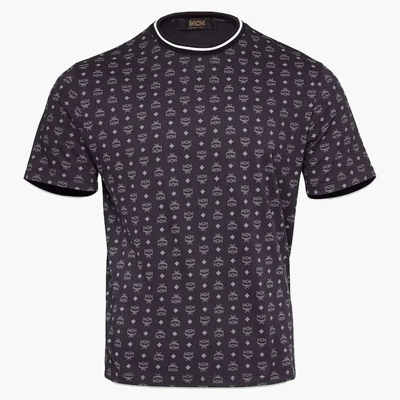 Mcm Visetos Print T-shirt Black