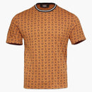 Mcm Visetos Print T-shirt Cognac