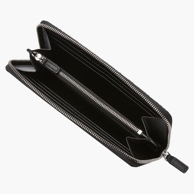 Mcm Zip Around Wallet Visetos Large Black