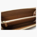 McM Zip attorno al portafoglio Visite originale grande cognac