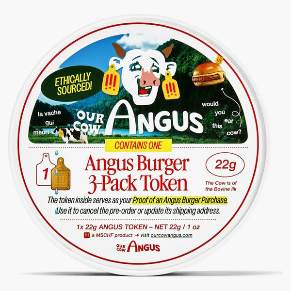 Mschf "our Cow Angus" Burger 3-pack Token