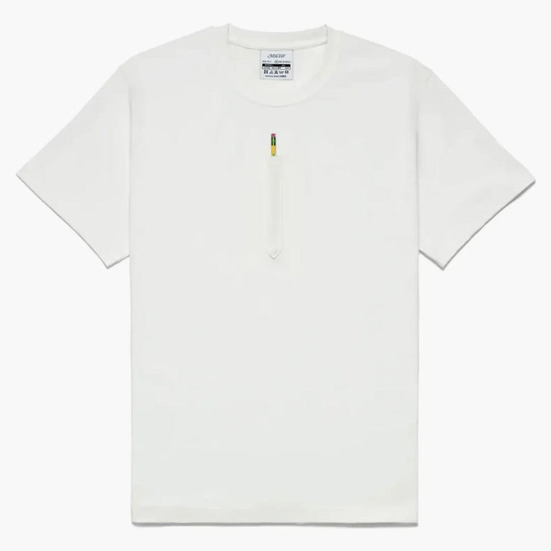 Mschf Pencil Pocket Tee White