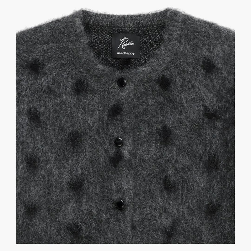 Madhappy X Needles Mohair Cardigan Graphite