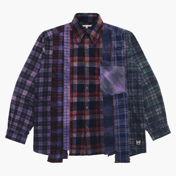 Madhappy X Needles Rebuild Plaid Shirt Plaid Tie Dye