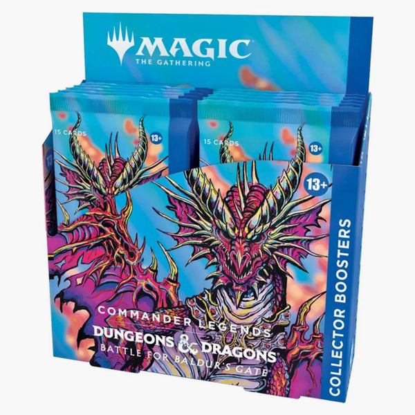 Magic: The Gathering Tcg Commander Legends: Battle For Baldur's Gate Collector Booster Box - 12 Packs (180 Cards)