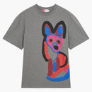 Maison Kitsune Acide Fox - Christina Zimpel Design T -Shirt Grey Melange