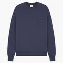 Maison Kitsune Bold Fox Head Patch Comfort Sweatshirt Tinta azul